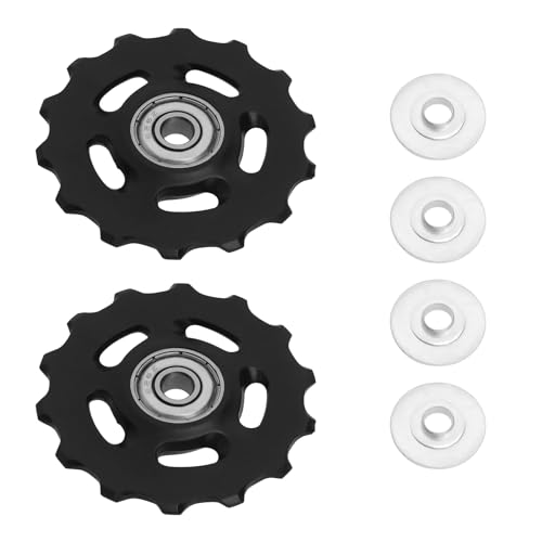 VGOL 2 Stück Radfahren Gear Wheels14T Schaltwerk Guide für Mountainbike Rennrad Fahrrad POM + Nylon Faser OD 58mm Schwarz Radfahren Rad Teil Zubehör VGOL 2 Stück Radfahren Gear Wheels14T Schaltwerk Guide für Mountainbike Rennrad Fahrrad POM + Nylon Faser OD 58mm Schwarz Radfahren Rad Teil Zubehör von VGOL
