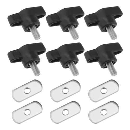 VGOL 6 Satz Kajak-Schienenschrauben-Muttern-Set M6 X 28 mm Kajakschiene Edelstahl-T-Schrauben Kajak-Hardware-Zubehör für Kajaks Boote Kanus VGOL 6 Satz Kajak-Schienenschrauben-Muttern-Set M6 X 28 mm Kajakschiene Edelstahl-T-Schrauben Kajak-Hardware-Zubehör für Kajaks Boote Kanus von VGOL