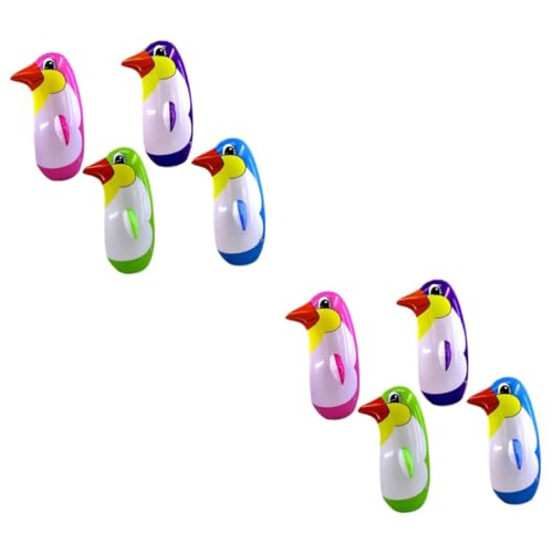 VICASKY 12 Stück Aufblasbares Spielzeug Für Kinder Pinguin Spielzeug Kinder Stanzspielzeug Aufblasbarer Becher Für Kinder Aufblasbarer Pinguin von VICASKY