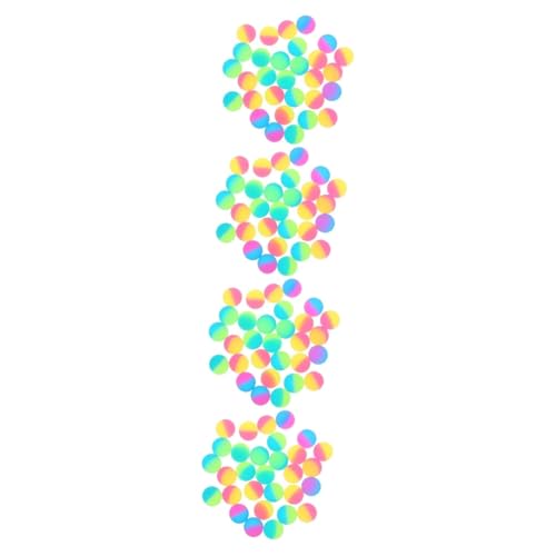 VICASKY 120 STK Gefrosteter Hüpfball Lustige Hüpfbälle Hüpfende Springbälle Aktivitätsspielzeug Für Kleinkinder Neuartiges Ballspielzeug Lustige Partyspielzeuge Farbige Hüpfbälle Plastik von VICASKY