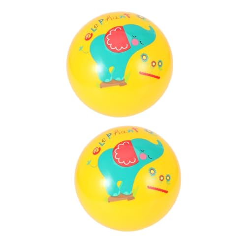 VICASKY 2 Stück 9 Ball für Kinder pufferball Kinderzimmer Dekoration Spielzeug für Kinder Mini-Trichter Indoor-Spielset Spielzeuge Kinderspielzeug Kinderball verdicken PVC Ball Spielzeug von VICASKY