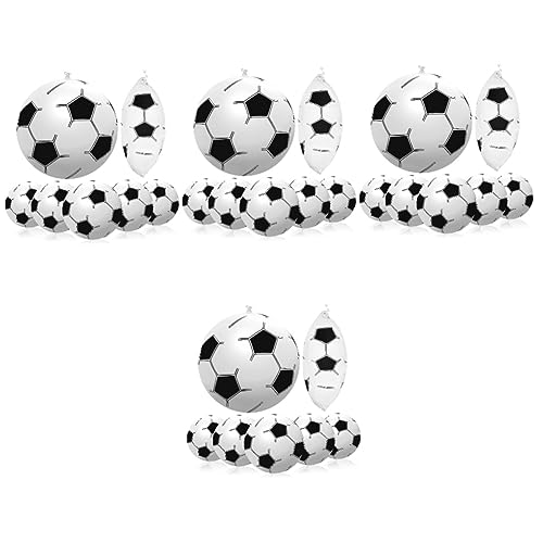 VICASKY 24 STK Spielzeug Fußball Springender Fußball Requisiten für Fußballpartys Fußball sprengen Kinder fußball Kinder schienbeinschoner Fussball aufblasbare Fußbälle Kinderspielzeug PVC von VICASKY