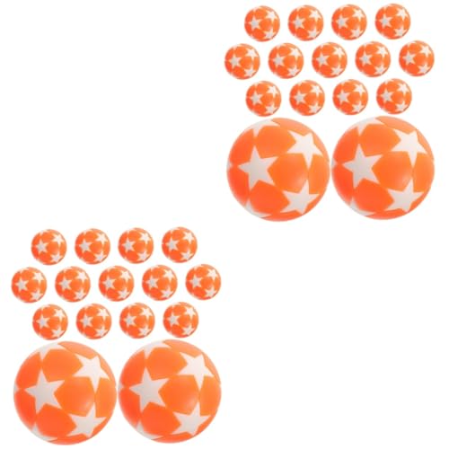 VICASKY 30 Stück Tischfußballzubehör Tischfußballbälle Tischfußballspielzubehör Kleine Tischfußballbälle Tischfußballbälle Für Erwachsene Austauschbare Tischfußballbälle von VICASKY
