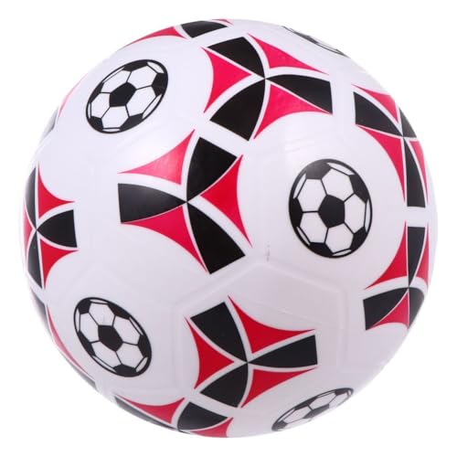 VICASKY Aufblasbares Fußballspielzeug Für Jungen Und Mädchen 8 5 Zoll Weiches PVC-strandfußballspielzeug Für Babys Rot Robust Und Leicht von VICASKY