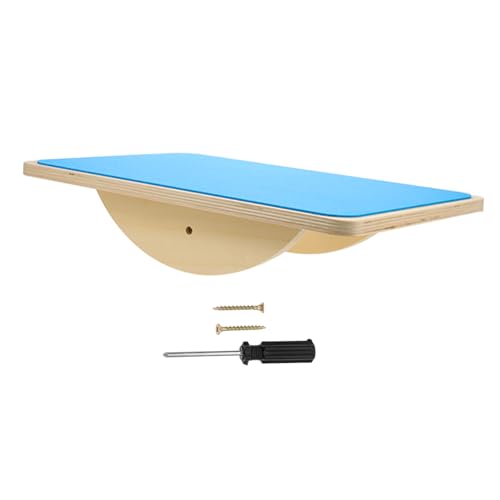 VICASKY Balanceboard für balanceboards balancierbrett spielsachen für jucarii pentru copii Schwebebalken Board für Gleichgewichtstraining Holz Blue von VICASKY