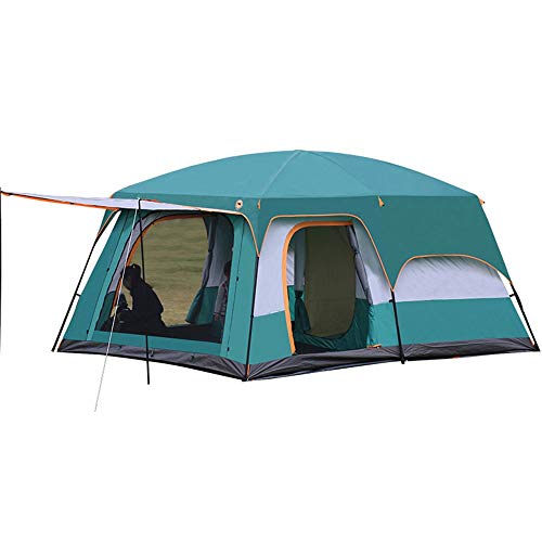 Zelt Regensicheres Campingzelt Outdoor Zwei-Schlafzimmer- und EIN-Wohnzelt 8 Personen 10 Personen 12 Personen Mehrpersonenzelt für Wanderreisen Hopeful von VICIYOO