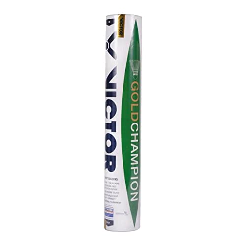 VICTOR Badmintonball Naturfederball GOLDCHAMPION 76 langsam. 12er Dose. VICTOR Badmintonball Naturfederball GOLDCHAMPION 76 langsam. 12er Dose. von VICTOR
