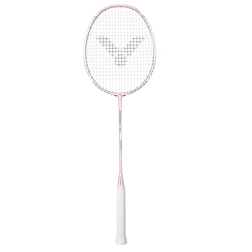 VICTOR Badmintonschläger Thruster K 66 Y besaitet Top Racket superleicht von VICTOR