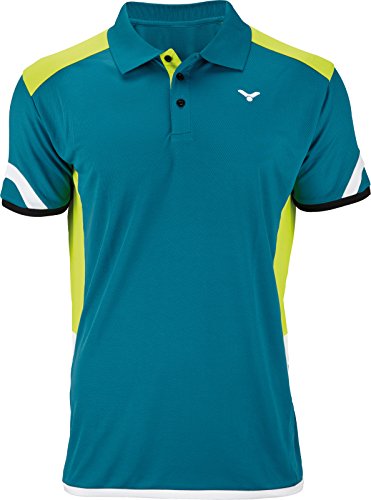 VICTOR Herren Function 6697 Polo, Petrol, 140 von VICTOR