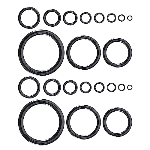 VICZON 22 Stück Angelrutenführung Rutenring Set, Keramikführungen, Angelrute Ring aus Keramik 11 Größen 3,7mm-29,9mm Angelrute Reparatur Spitzenring Rutenring Angelrutenführer VICZON 22 Stück Angelrutenführung Rutenring Set, Keramikführungen, Angelrute Ring aus Keramik 11 Größen 3,7mm-29,9mm Angelrute Reparatur Spitzenring Rutenring Angelrutenführer von VICZON