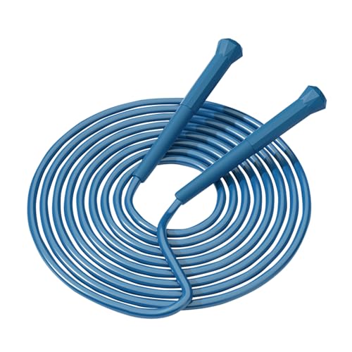 VIDSTW Springseil Erwachsene 3 Meter Lang, Fachmann Jump Rope Einstellbar, Seilspringen mit Rutschfestem Griff, Rope Skipping Seil, für Kinder, Erwachsene, Männer, Frauen (Blau) von VIDSTW