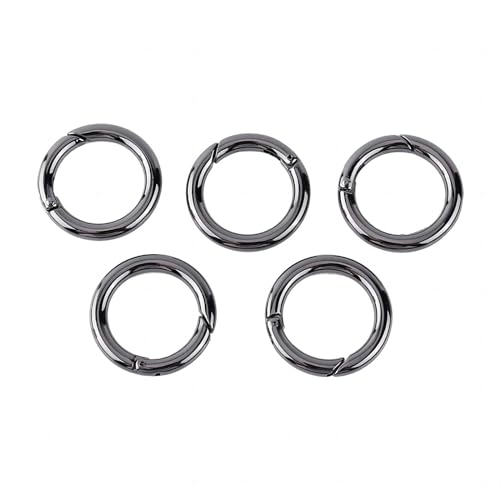 VIFERR Karabinerhaken Rund, 5 Stück Mini Karabiner 27 mm Schlüsselring Zinklegierung O Ring für Schlüsselanhänger Rucksack Tasche Geldbörse DIY Handwerk, Silber VIFERR Karabinerhaken Rund, 5 Stück Mini Karabiner 27 mm Schlüsselring Zinklegierung O Ring für Schlüsselanhänger Rucksack Tasche Geldbörse DIY Handwerk, Silber von VIFERR