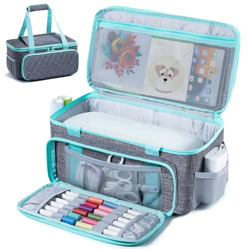 Tragetasche kompatibel mit Cricut Joy Xtra Smart Schneidemaschine, Cricut Joy Xtra Tasche mit Taschen für Cricket-Zubehör, CricketTools Tragetasche kompatibel mit Cricut Joy Xtra Smart Schneidemaschine, Cricut Joy Xtra Tasche mit Taschen für Cricket-Zubehör, CricketTools von VIGEGARI