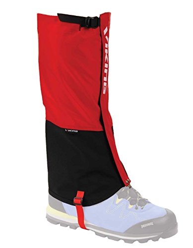 VIKING Wasserdichte Gamaschen für Damen und Herren, Schutz vor Schnee und Regen, ideal für Outdoor und Trekking, sehr robust, 3723, 34 Rot, XL VIKING Wasserdichte Gamaschen für Damen und Herren, Schutz vor Schnee und Regen, ideal für Outdoor und Trekking, sehr robust, 3723, 34 Rot, XL von VIKING