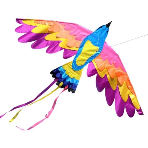 VIKY Phoenix Drachen Kinder und Erwachsene, Einleiner Flugdrachen Mit Griff und Linien, 90 x 180cm Groß Beach Kinder Drachen Mit 150cm Langen Schwanz, 100m Drachenschnur Inklusive, Einfach zu Fliegen VIKY Phoenix Drachen Kinder und Erwachsene, Einleiner Flugdrachen Mit Griff und Linien, 90 x 180cm Groß Beach Kinder Drachen Mit 150cm Langen Schwanz, 100m Drachenschnur Inklusive, Einfach zu Fliegen von VIKY