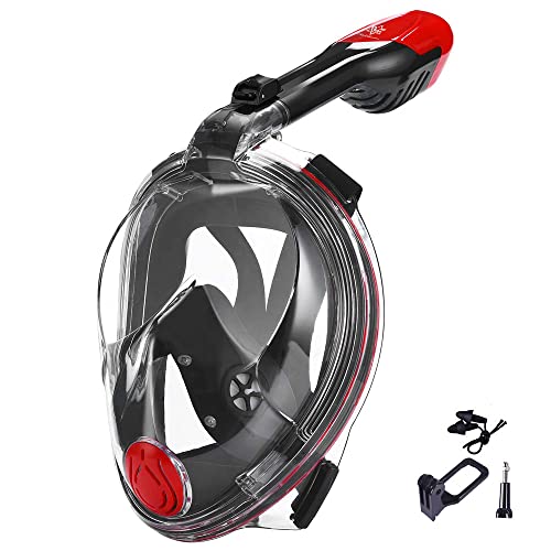 VILISUN Tauchmaske Vollgesichtsmaske, Müheloses Atmen Taucherbrille, Faltbare Schnorchelmaske Anti-Fog und Anti-Leck-Technologie mit 180° Sichtfeld und Kamerahalter für Erwachsene VILISUN Tauchmaske Vollgesichtsmaske, Müheloses Atmen Taucherbrille, Faltbare Schnorchelmaske Anti-Fog und Anti-Leck-Technologie mit 180° Sichtfeld und Kamerahalter für Erwachsene von VILISUN