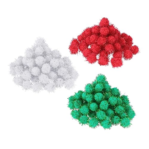 VILLCASE 500 Stück Pompons zum Basteln trauzeugengeschenke verkleidung dekoringe Mini Weihnachtsbommeln basteln Pom Pom Bälle basteln Plüschbälle Pompons basteln Flauschige Kugeln von VILLCASE