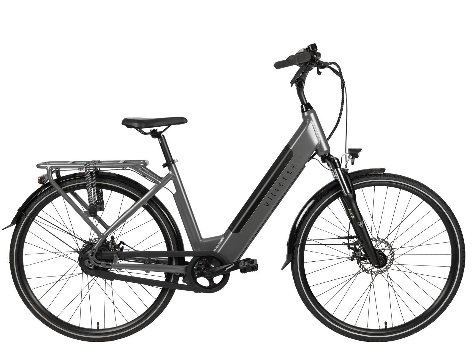 Villette L' Amant Automatisches Damen-E-Bike 13Ah 2sp 28-Zoll Dunkelgrau von VILLETTE