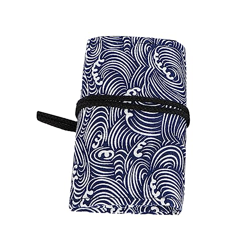 VILLFUL 1 Stück Gedruckt Muster Farbe Stift Wrap Praktische Zeichnung Bleistifte Tasche Bleistift Roll von VILLFUL