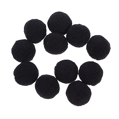 VILLFUL 500 STK Bommel Aus Polyester Pom-pom-Kugeln Bunte Bommelbälle Flauschige Kugeln Basteln Fuzzy-Ball-Ornamente Mini-Pompons Künstliches para Bommelkugeln Pom-pom-Patch Polyestervlies von VILLFUL