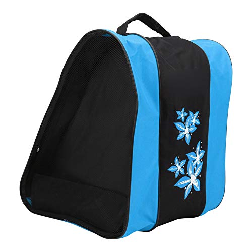 VINGVO Rollschuh-Rucksack, 3-lagiger Sport-Rucksack, Nylon-EIN-Schulter-Tasche Rollschuh-Tasche für Sport Ourdoor Kid Skate(Blue) von VINGVO