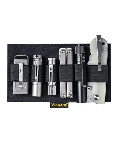 VIPERADE PL10 EDC Elastic Insert, Mini EDC Organizer Board Zubehörhalter mit Haken, Elastischer Organizer Halter für Rucksäcke, Taktischer Modularer Organizer für Alltagsausrüstung VIPERADE PL10 EDC Elastic Insert, Mini EDC Organizer Board Zubehörhalter mit Haken, Elastischer Organizer Halter für Rucksäcke, Taktischer Modularer Organizer für Alltagsausrüstung von VIPERADE