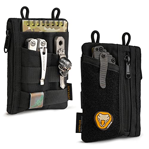 VIPERADE VE18 Klein EDC Tasche,Klein Werkzeugtasche mit 6 Taschen,EDC Tool Organizer Tasche für Herren,Klein EDC Multitool Taschen Organizer Pocket Pouch mit Klettverschlussbereich -Schwarz VIPERADE VE18 Klein EDC Tasche,Klein Werkzeugtasche mit 6 Taschen,EDC Tool Organizer Tasche für Herren,Klein EDC Multitool Taschen Organizer Pocket Pouch mit Klettverschlussbereich -Schwarz von VIPERADE
