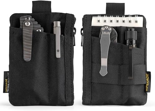 VIPERADE VE28 6-in-1 Mini EDC Pouch Mini Taschen Organizer mit 6 Taschen,Kleine EDC Pocket Organizer Mini Multitool Tasche Schlüsseltasche Klein Herren Geldbörse Klein Rucksack-Zusatztasche -Schwarz VIPERADE VE28 6-in-1 Mini EDC Pouch Mini Taschen Organizer mit 6 Taschen,Kleine EDC Pocket Organizer Mini Multitool Tasche Schlüsseltasche Klein Herren Geldbörse Klein Rucksack-Zusatztasche -Schwarz von VIPERADE