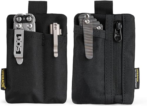 VIPERADE VE29 Mini EDC Pouch Mini Taschen Organizer mit 4 Taschen,Kleine EDC Pocket Organizer Mini Multitool Tasche Schlüsseltasche Klein Herren Geldbörse Klein Rucksack-Zusatztasche -Schwarz VIPERADE VE29 Mini EDC Pouch Mini Taschen Organizer mit 4 Taschen,Kleine EDC Pocket Organizer Mini Multitool Tasche Schlüsseltasche Klein Herren Geldbörse Klein Rucksack-Zusatztasche -Schwarz von VIPERADE
