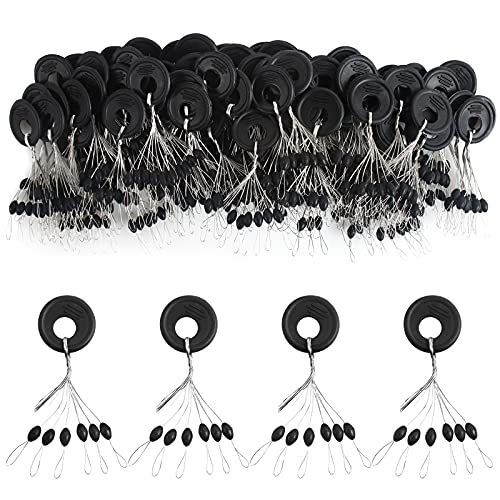 VIPMOON 100 Stück Stopper aus Gummi, 6 in 1 Float Sinker Haltestellen, Gummi Schwimmer, dient als Schwimmer, Stopper und Gewicht, in 3 verschiedenen Größen erhältlich,schwarz, ovale Float Stop (S) VIPMOON 100 Stück Stopper aus Gummi, 6 in 1 Float Sinker Haltestellen, Gummi Schwimmer, dient als Schwimmer, Stopper und Gewicht, in 3 verschiedenen Größen erhältlich,schwarz, ovale Float Stop (S) von VIPMOON