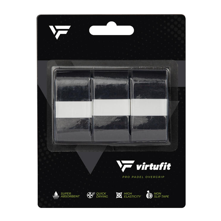 Pro Padel Overgrip – Schwarz von VIRTUFIT