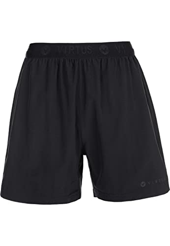 VIRTUS Herren Shorts Dylan aus atmungsaktivem 4-Wege-Stretch 1001 Black, XL von VIRTUS