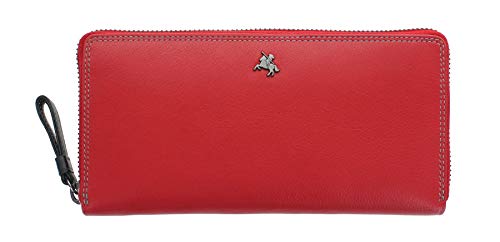 VISCONTI Spectrum Kollektion Violet Leder Zip Around Purse RFID SP79 Rot VISCONTI Spectrum Kollektion Violet Leder Zip Around Purse RFID SP79 Rot von VISCONTI