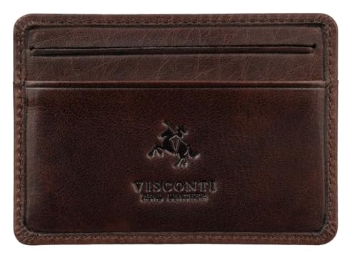 VISCONTI Reese Slim Leder Kartenetui VSL66, braun, Einheitsgröße, Modern VISCONTI Reese Slim Leder Kartenetui VSL66, braun, Einheitsgröße, Modern von VISCONTI