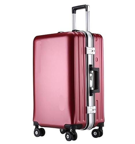 VIVIAI Koffer Reisegepäck Koffer Aluminiumrahmen USB wiederaufladbares Gepäck Hartschalenkoffer mit Rollen Koffer mit Rollen von VIVIAI