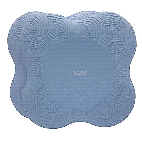 VLFit Kniekissen Für Yoga Kissen Rutschfeste, Yoga Knie Pad Entlastung Schützt Die Hände Und Handgelenke Für Gymnastik, Streckübungen, Aerobic(2 Stk） von VLFit