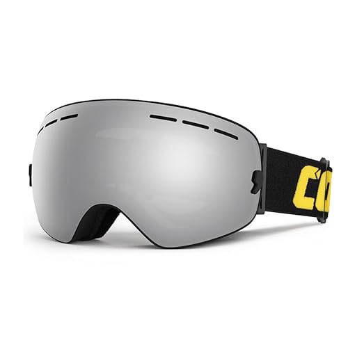 Doppelschichtige, Winddichte und atmungsaktive Fahrrad-Bergsteigerbrille, TPC-Rahmen, sphärische Antibeschlag-Skibrille(07) von VLLTWLPOV