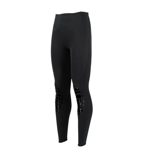 VLOBAOM Herren- Und Damen-Neoprenanzughose, 1,5 Mm Neopren, Lange Hose Für Kaltwasser-Surfhose, Hält Warme Tauchhose,L, Women Black von VLOBAOM