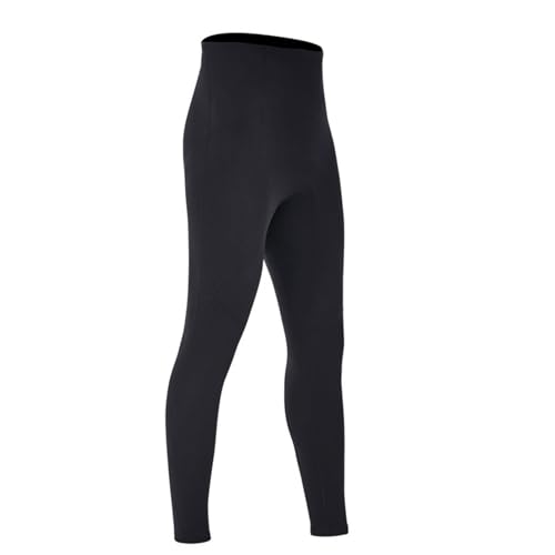 VLOBAOM Neoprenanzug, Lange Hose, Leggings, 2 Mm Neopren-Tauchhose Für Männer Und Frauen, Badehose Zum Surfen, Schnorcheln,2XL,Men Black von VLOBAOM