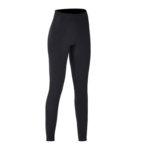 VLOBAOM Neoprenanzug, Lange Hose, Leggings, 2 Mm Neopren-Tauchhose Für Männer Und Frauen, Badehose Zum Surfen, Schnorcheln,M, Women Black von VLOBAOM