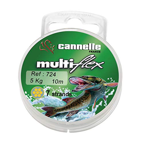Cannelle Stahlvorfach Multiflex 1x7 Strands 10m 9kg - Vorfachschnur für Hecht Cannelle Stahlvorfach Multiflex 1x7 Strands 10m 9kg - Vorfachschnur für Hecht von VMC