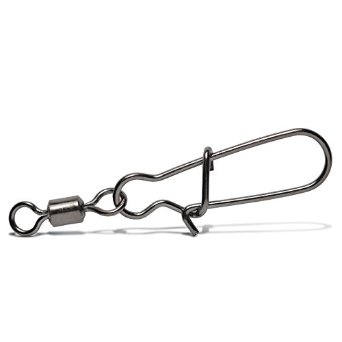 VMC Black Rolling Swivel mit Duolock Snap Gr.12 10kg 9 Stück VMC Black Rolling Swivel mit Duolock Snap Gr.12 10kg 9 Stück von VMC