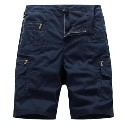 Herren-Outdoor-Sport-Fitness-Multifunktions-Shorts, Cargo-Shorts für Herren mit Mehreren Taschen, Taktische Shorts (8,L) von VNDUIFH