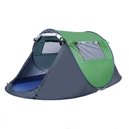 Eisfischerzelt 4–6 Personen Zelt, 280 x 200 x 120 cm, Ultraleicht, großes Campingzelt, wasserdicht, Winddicht, automatisches Zelt, Reise- und Wanderzelt biwakzelt(2-3person Green) von VNSMM