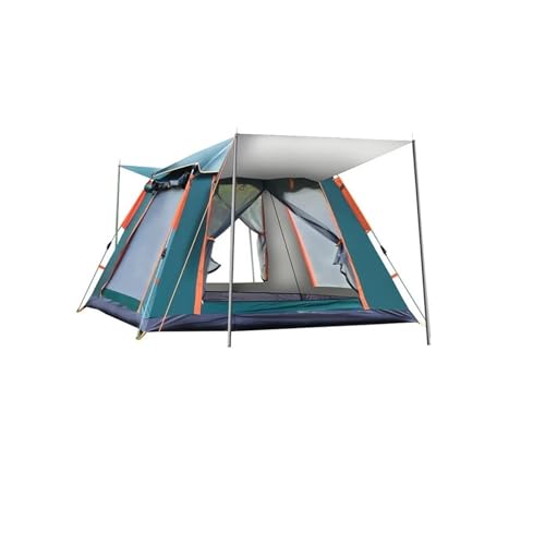 Eisfischerzelt One-Touch-Camping-Familienzelt, schnelles automatisches Öffnen, Strand-Angelzelt, Familienreise, Picknick, Park, Anti-UV-Schatten biwakzelt(M(40-50kg)) von VNSMM