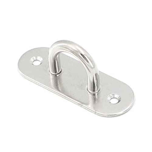 VNSMM Deck Hardware Decktür-Schnalle, U-förmiger, robuster Deckenmontage-Aufhänger für Marine-Bootszubehör Marine Hardware(M8-4) von VNSMM