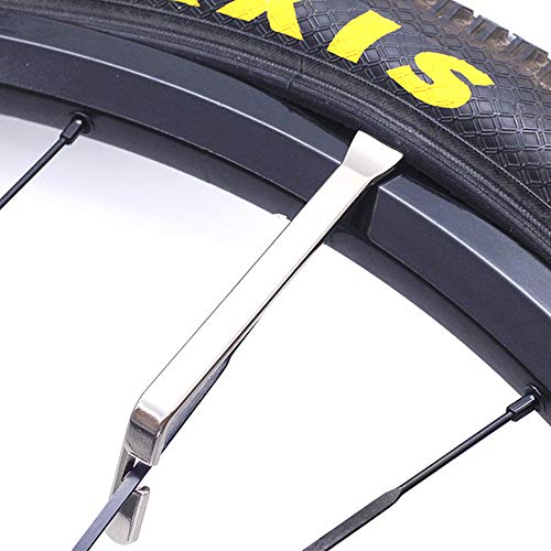 VOANZO 3 STÜCKE Fahrrad Reifenheber, Reifenentferner Repair Tool, Edelstahl 120mm VOANZO 3 STÜCKE Fahrrad Reifenheber, Reifenentferner Repair Tool, Edelstahl 120mm von VOANZO