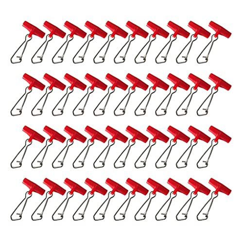 VOANZO 40 Stück Angelschnur Sinker Slides T-Form Line Angelwirbel Snaps Weight Sliders Angelfinder Clip für Meeresangeln VOANZO 40 Stück Angelschnur Sinker Slides T-Form Line Angelwirbel Snaps Weight Sliders Angelfinder Clip für Meeresangeln von VOANZO