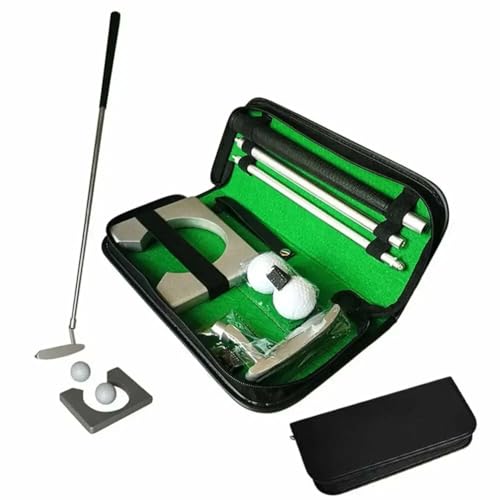 VOBOR Golf Putter Set,Golf Büro Set mit Putter,Mini Golf Set für Indoor Putting,Golf Putting Cup,Übungsschläger Putter Kit Set mit Bällen und Tasche für Golfbegeisterte VOBOR Golf Putter Set,Golf Büro Set mit Putter,Mini Golf Set für Indoor Putting,Golf Putting Cup,Übungsschläger Putter Kit Set mit Bällen und Tasche für Golfbegeisterte von VOBOR