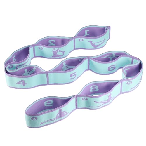 VOCOSTE Yogagurt Yoga Dehnungsband, Stretchgurt mit 9 Schleifen,Stretching Strap, Stretching Band Yoga, Fitness Stretchband, Hochelastischer elastisches Band Gymnastikband Blau VOCOSTE Yogagurt Yoga Dehnungsband, Stretchgurt mit 9 Schleifen,Stretching Strap, Stretching Band Yoga, Fitness Stretchband, Hochelastischer elastisches Band Gymnastikband Blau von VOCOSTE